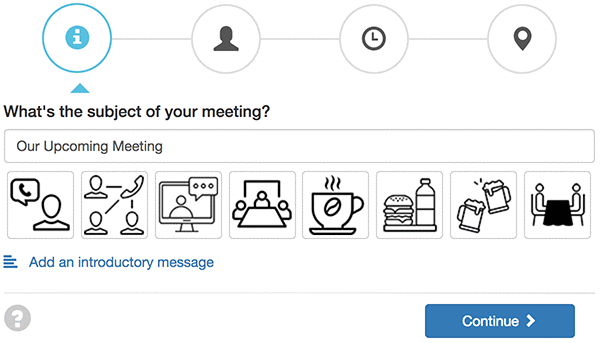 Programar um assistente de reunião
